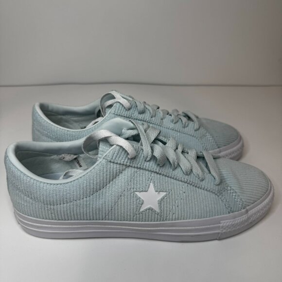 Converse One Star Pro Baby Blue Corduroy Shoes Unisex Size 10 - Picture 3 of 6